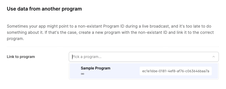 Program status