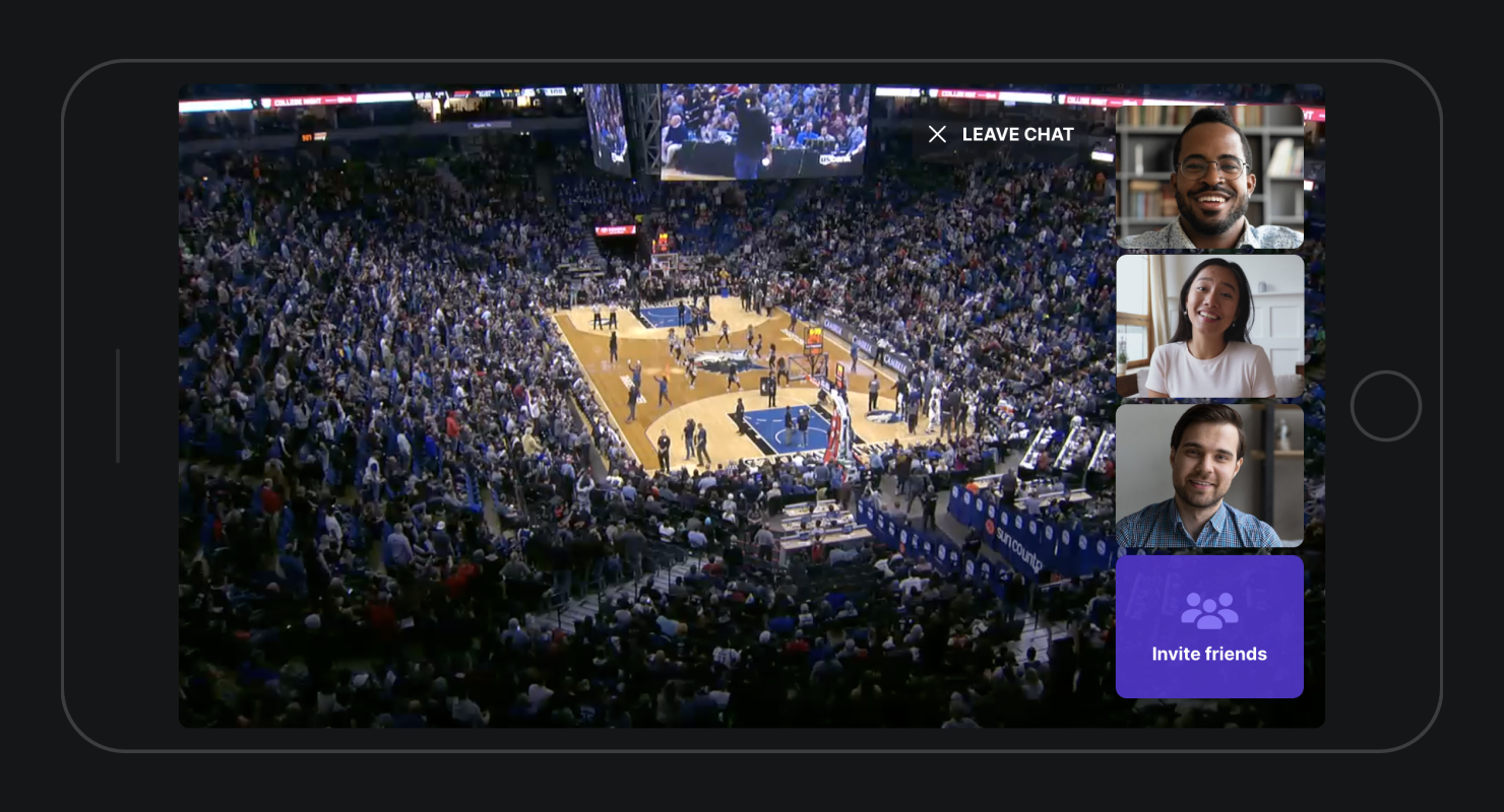 Watch Party sidebar screenshot