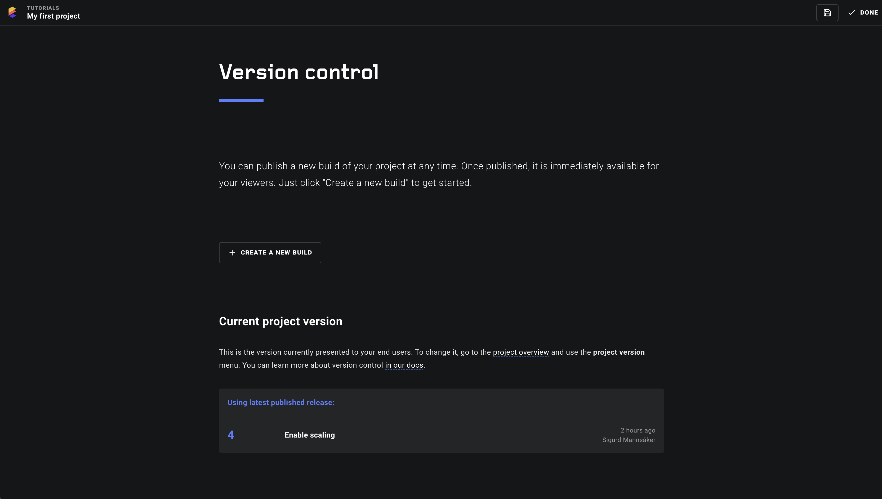 Versioning